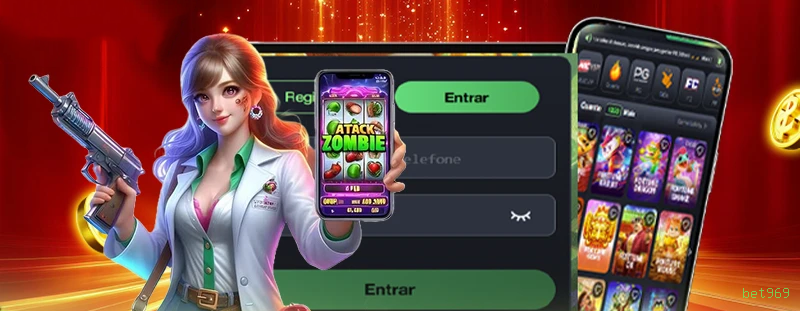 Conta bet969 sincronizada site e app
